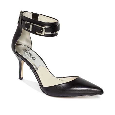 mid length heels michael kors|michael kors heels with zipper.